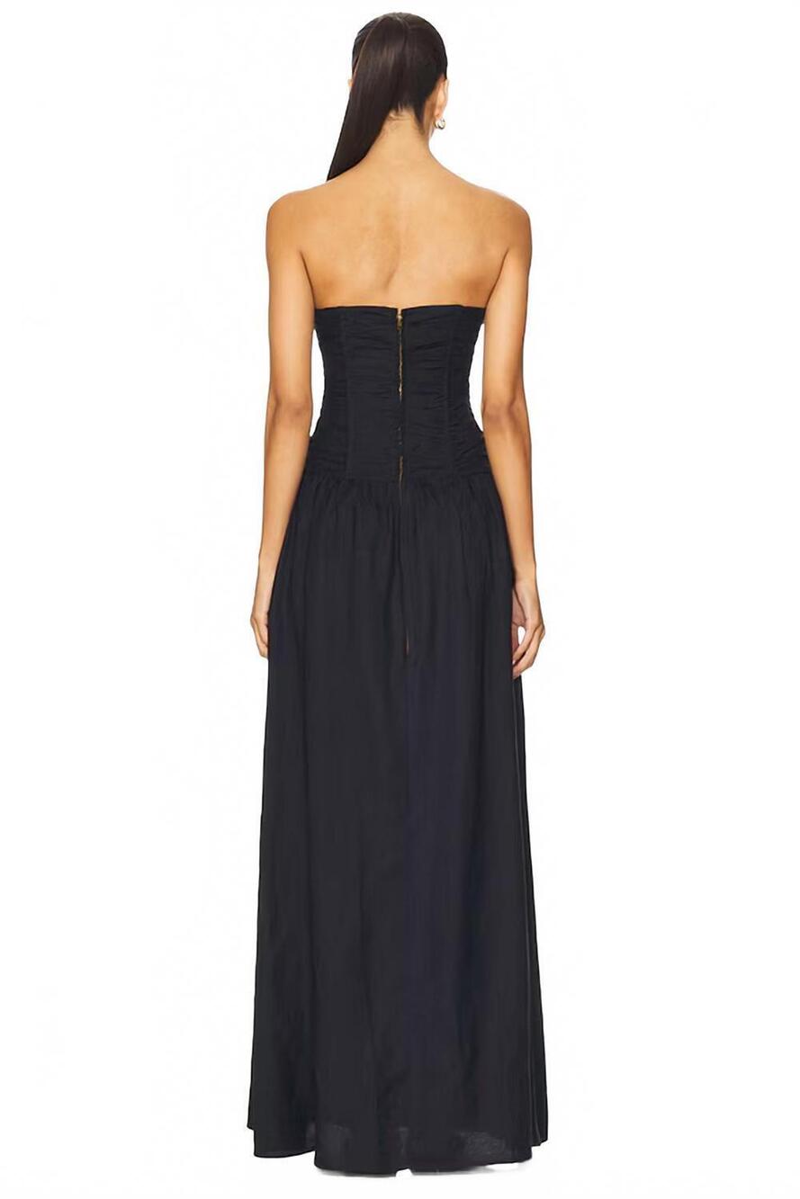 NEW LIONESS lush maxi dress in navy - Picture 3 of 3